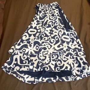 CeCe, ruffled sleeveless halter top, women’s size small